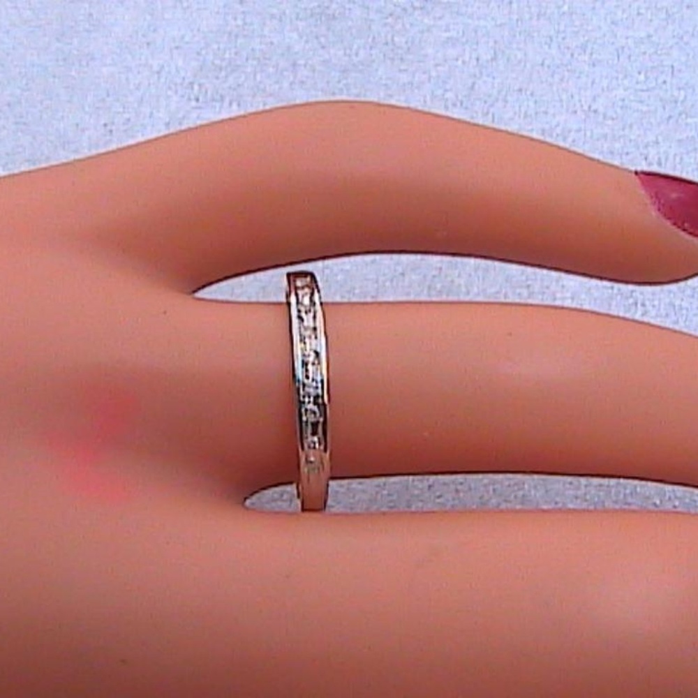 10k  Yellow Gold Classic Diamond Band (#1)